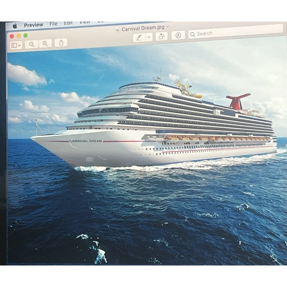 Carnival Cruise Lines Keyring  USB Drive Key Chain withiconic ships picture
